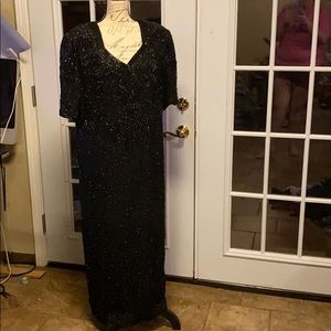 2x Ballgown Black Sequin Women’s Plus